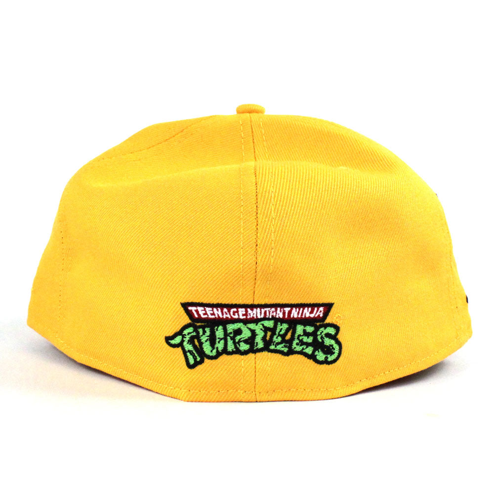 Cowabungapizza The Teenage Mutant Ninja Turtles New Era 59Fifty Fitted Hat  (Black Green Under Brim)