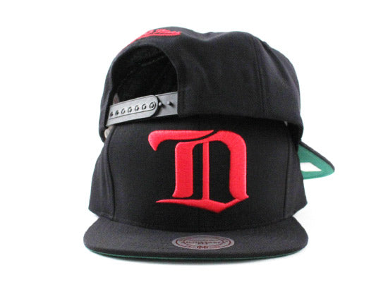 Detroit Red Wings Upside Down Logo Snapback - Mitchell & Ness cap