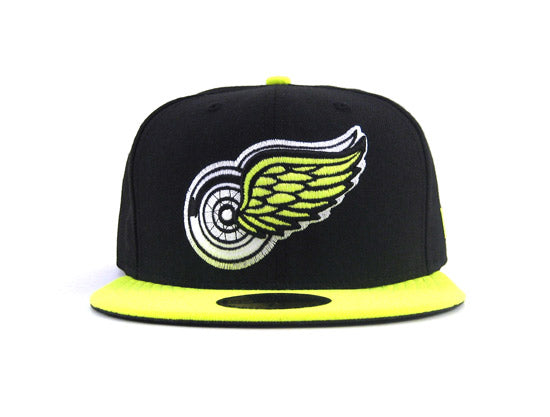 Neon yellow fitted sales hats