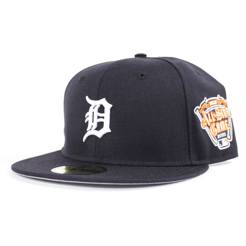 Lids Detroit Tigers New Era World Class Back Patch 59FIFTY Fitted Hat - Gray/Navy
