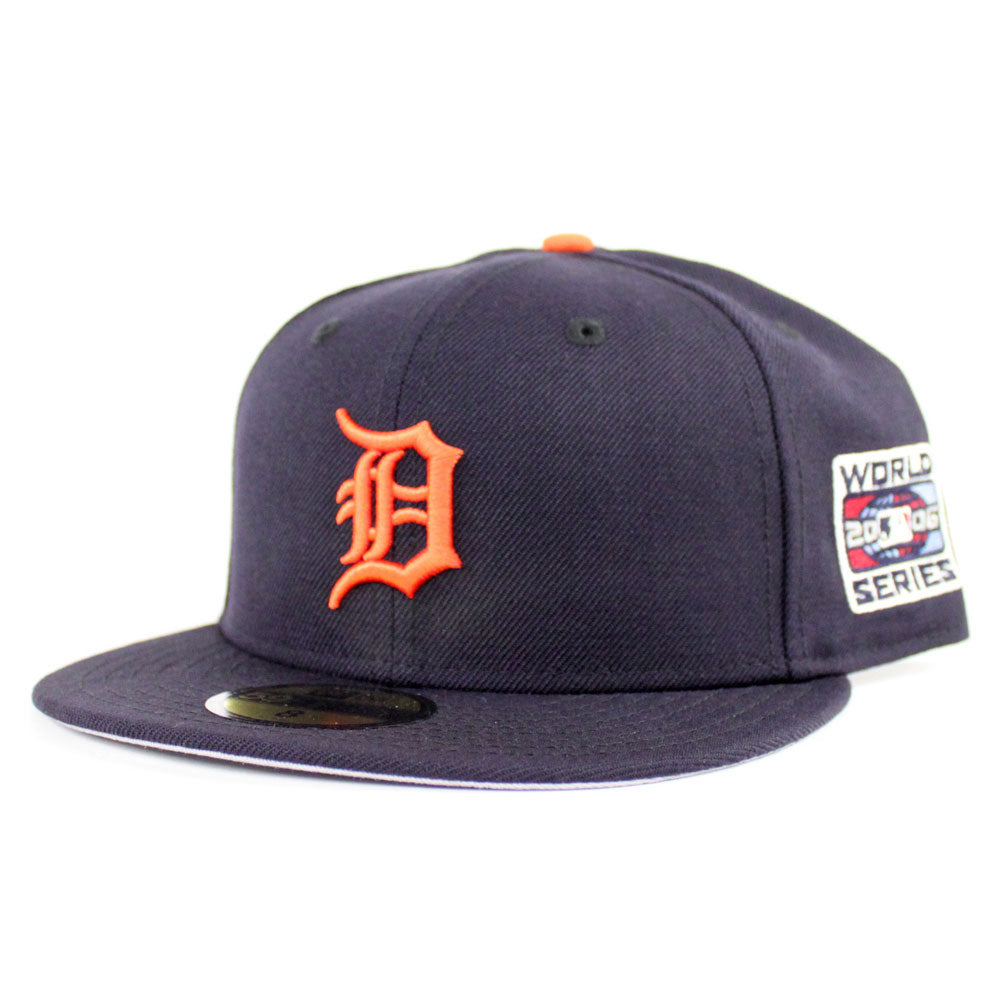 New Era Detroit Tigers World Series 2006 Basement Edition 59Fifty Fitted Hat, DROPS