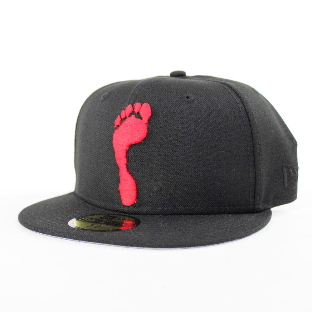 HalfTime Peddlers New Era 59Fifty Fitted Hat (Black Red Gray