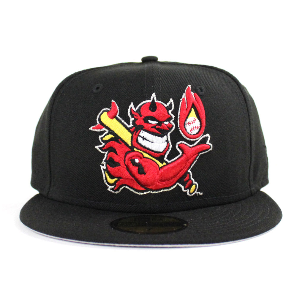 Hellrazors New Era 59Fifty Fitted Hat (Black Gray Under Brim) - Custom ...