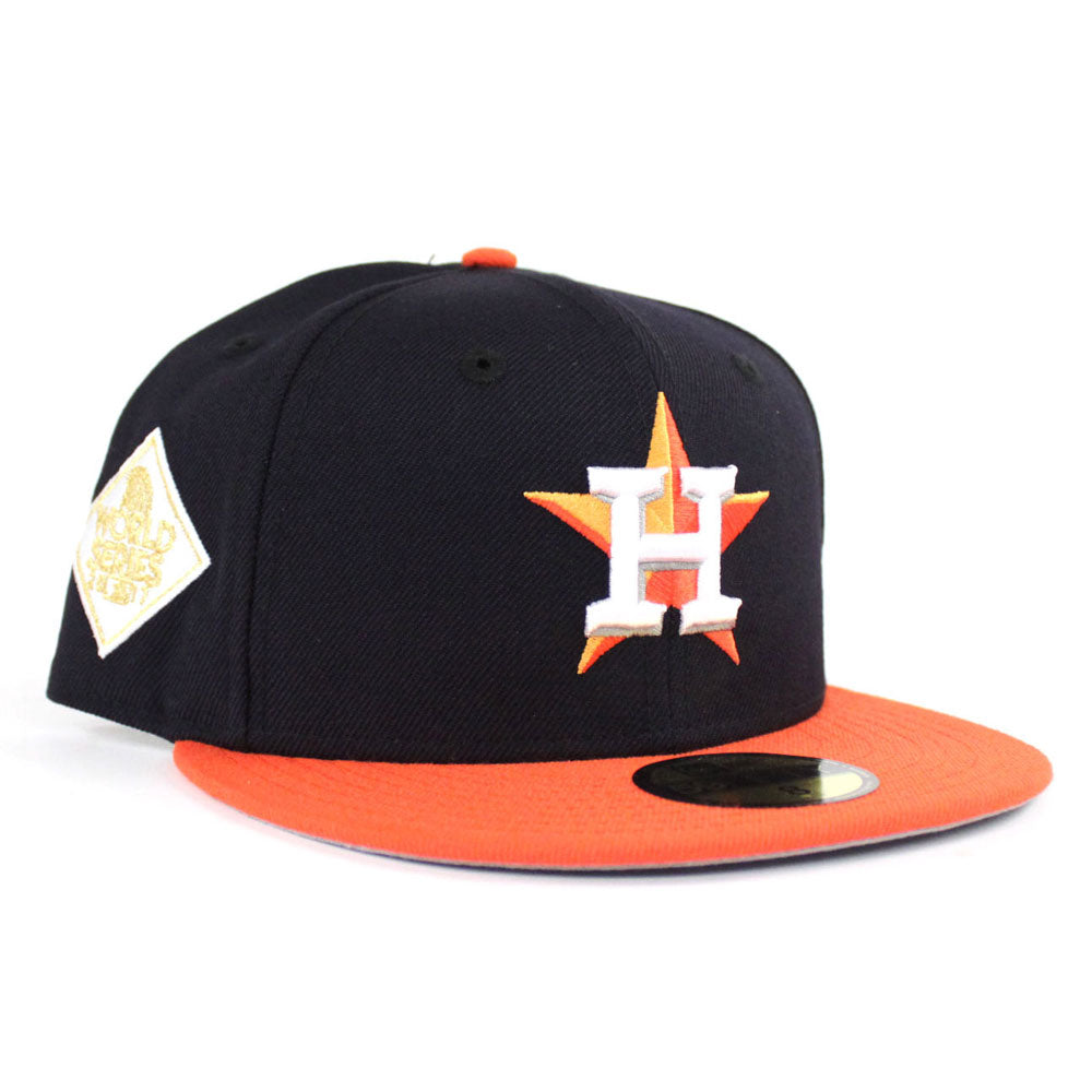 New Era x Hat Club Exclusive Cereal Pack Bonus Flavors Houston Astros 2017 World Series Patch 59FIFTY Fitted Hat Burnt Orange/Gold