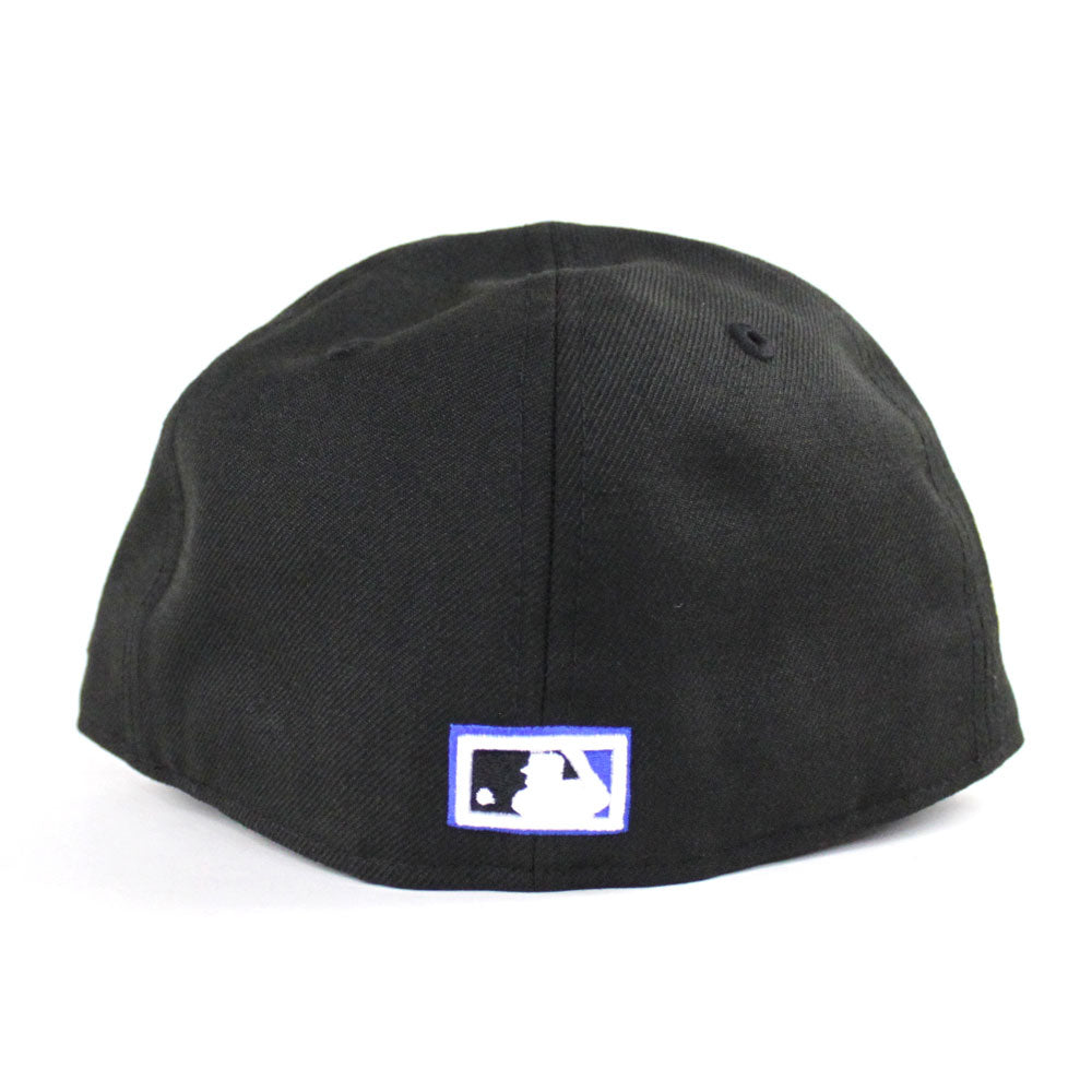 Sky Blue Kansas City Royals Black Visor Gray Bottom 40th Anniversary Side Patch New Era 59FIFTY Fitted 73/4