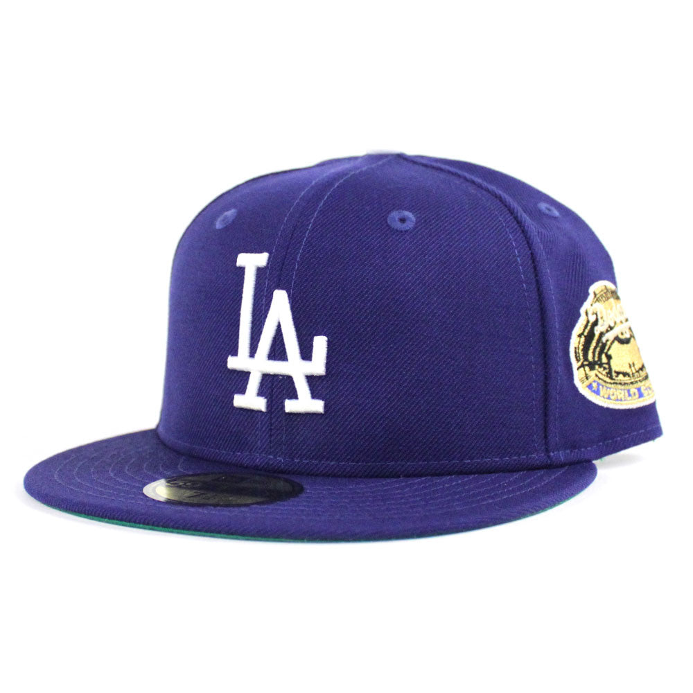 LOS ANGELES DODGERS RETRO PATCH 59FIFTY FITTED HAT - CREAM/ BLUE – JR'S  SPORTS