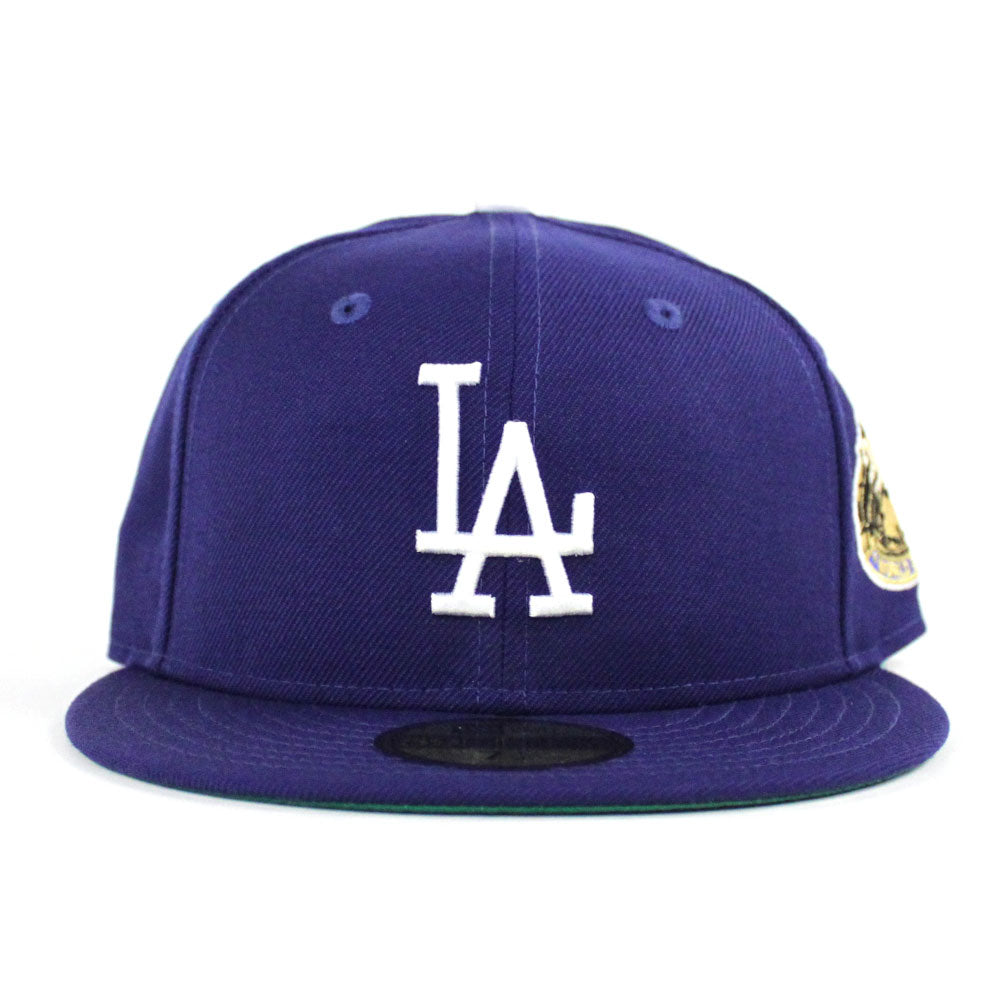 Los Angeles Dodgers New Era Custom FW Green Side Patch 59FIFTY Fitted
