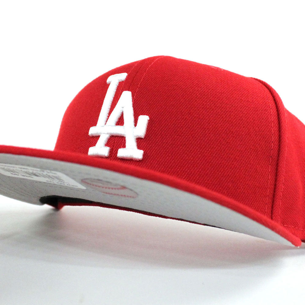 la dodgers hat red