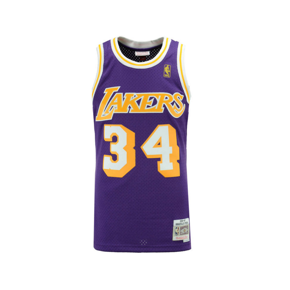 Mitchell & Ness Youth Los Angeles Lakers Shaquille O'Neal Swingman Gold Jersey