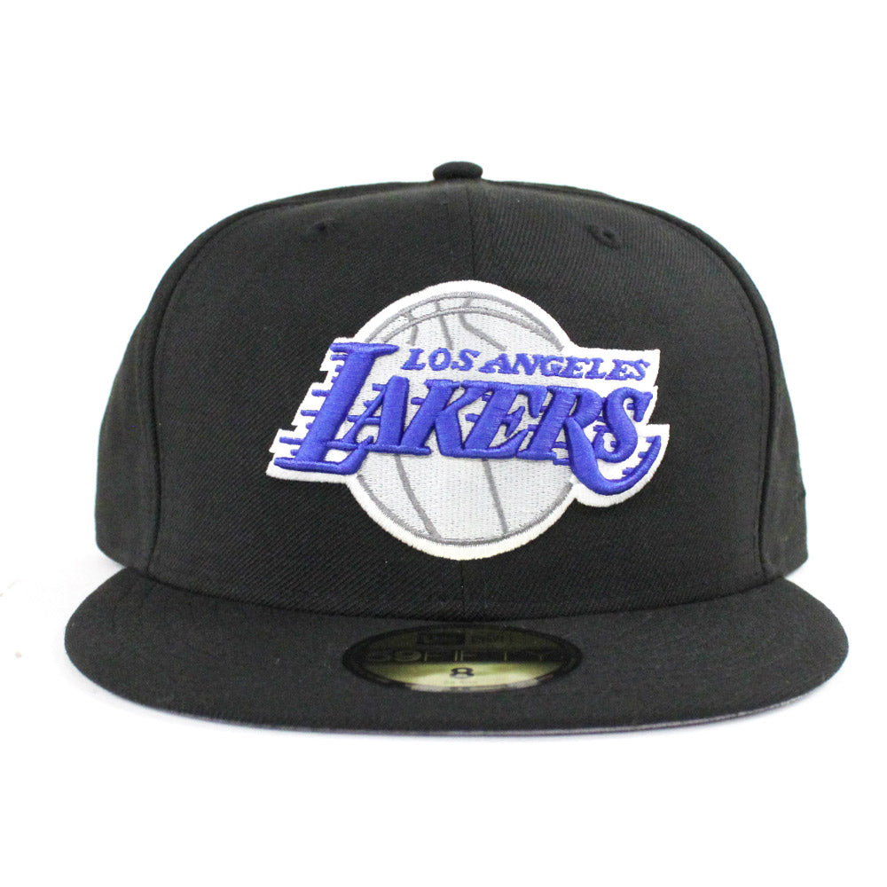 Los Angeles Lakers Black & White 59FIFTY Fitted – New Era Cap