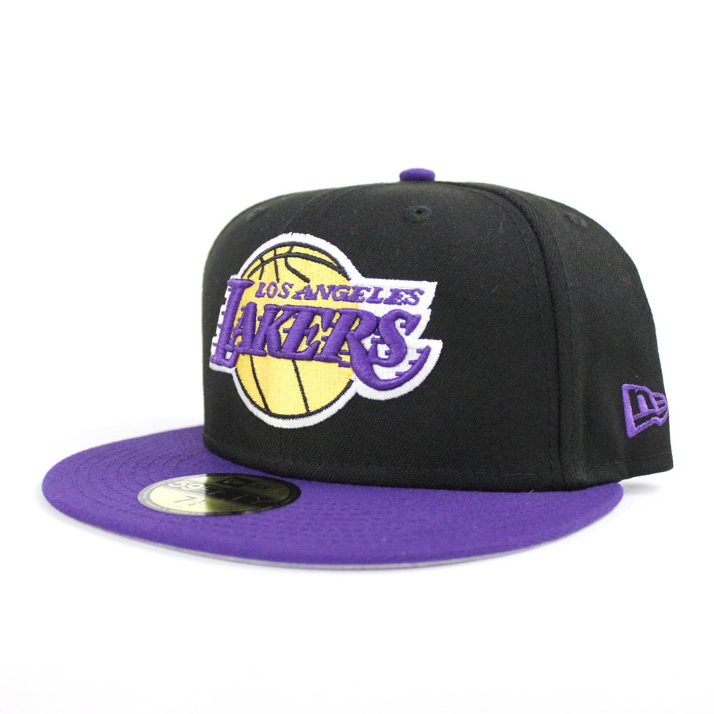 Los Angeles Lakers Fitted New Era 59Fifty Describe Purple Cap Hat GREY –  THE 4TH QUARTER