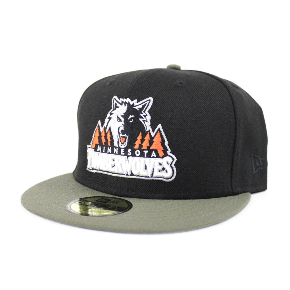 Minnesota TimberWolves New Era 59Fifty Fitted Hat (FOAMPOSITE PRO SEQU ...