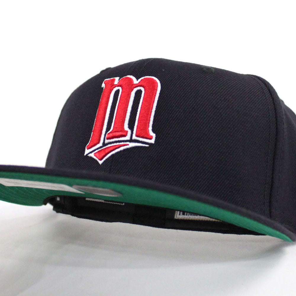 MINNESOTA TWINS 60TH SEASONS NAVY PEACH BRIM NEW ERA FITTED HAT – Sports  World 165