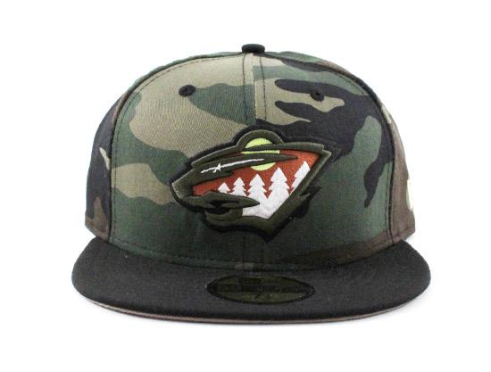 MINNESOTA WILD New Era 59Fifty Fitted Hats Nike Air Foamposite Pro PR ECAPCITY