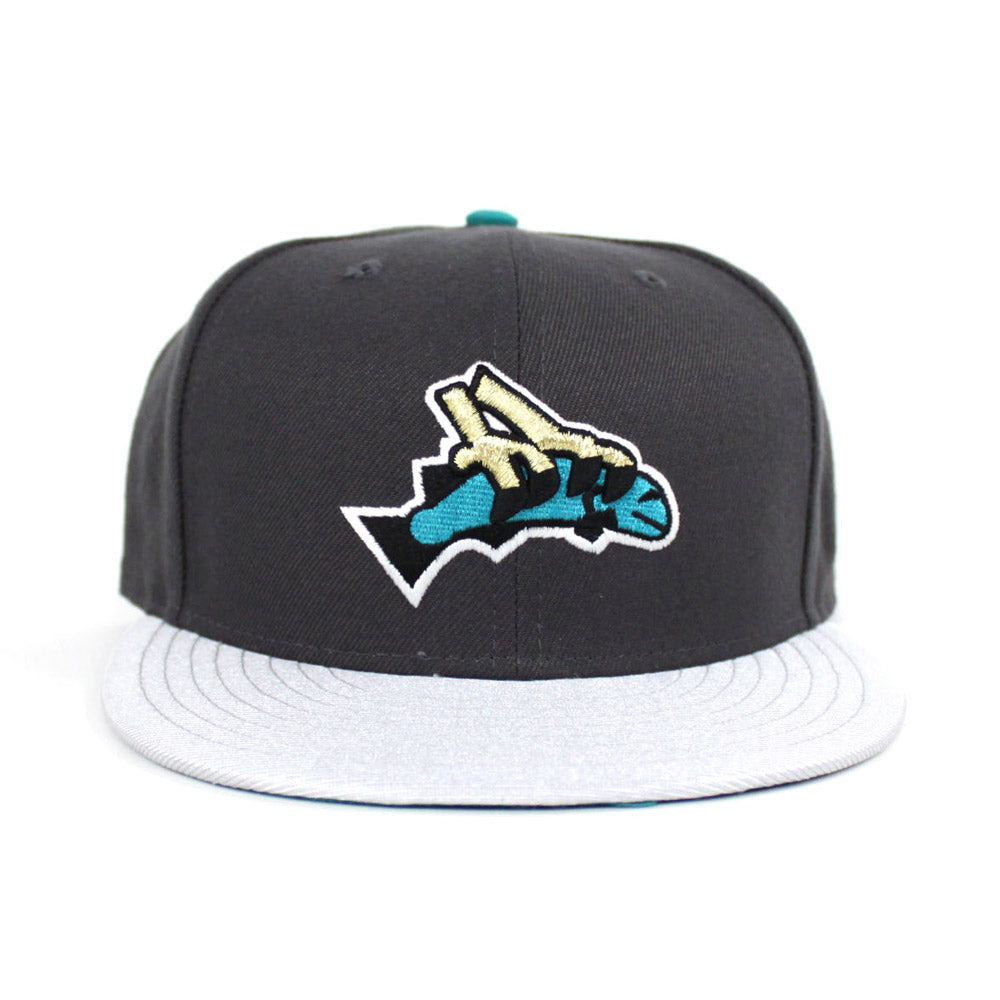 San Jose Sharks New Era Fitted 59Fifty Hat (BLACK AQUA GRAY UNDER BRIM)