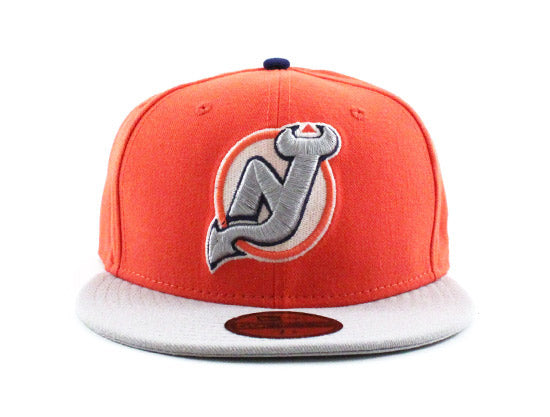 New Jersey Devils New Era 59Fifty Fitted Hats (Red Gray Under Brim)