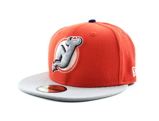 New Jersey Devils New Era 59Fifty Fitted Hats (Red Gray Under Brim)