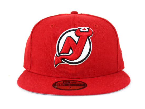 New Era New Jersey Devils Heather League Basic 59FIFTY Fitted Cap