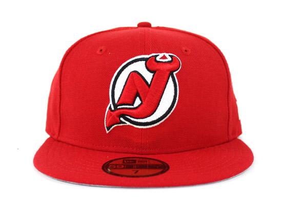 New Jersey Devils New Era 59Fifty Fitted Hat (BLACK RED GRAY UNDER BRIM)