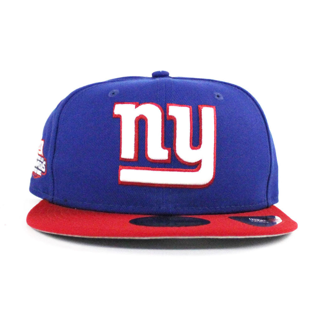 New York Giants 59FIFTY New Era Fitted Hat (Team Color Red Gray Under BRIM) - NY Giants New Era 5950 Fitteds - NFL Grey Bottom Giants New Era Caps 7