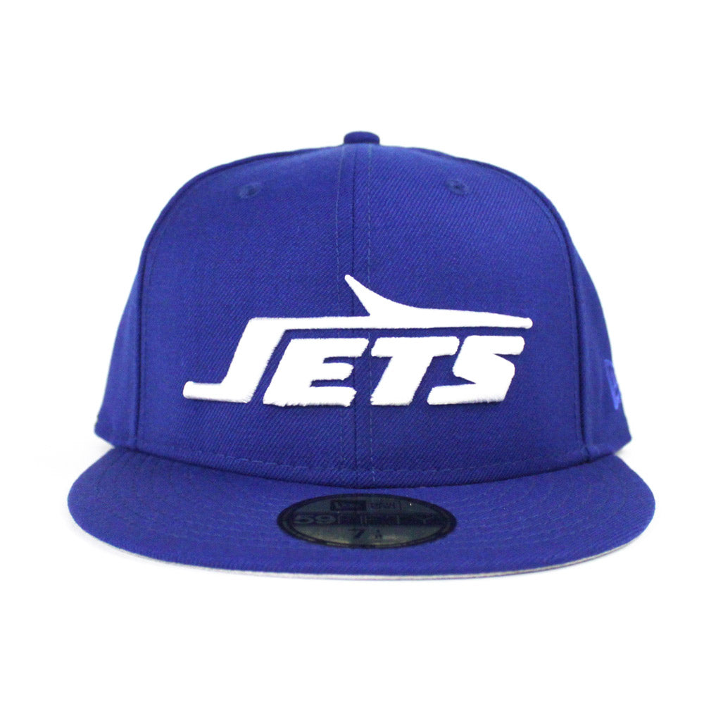 New York Jets New Era 59Fifty Fitted Hat Giants Color Way Gray Under ECAPCITY