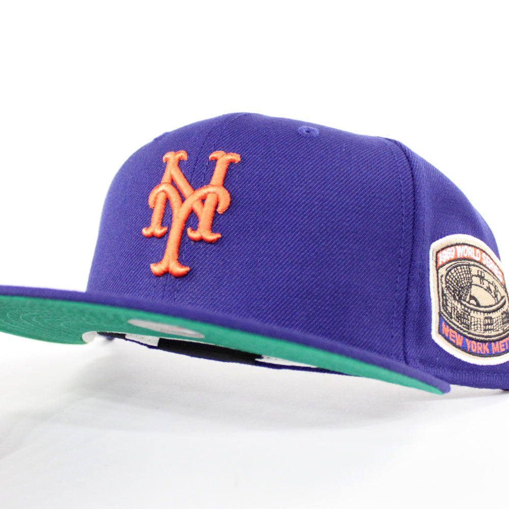 NEW YORK METS 2000 WORLD SERIES KELLY GREEN RED BRIM NEW ERA FITTED HA –  Sports World 165