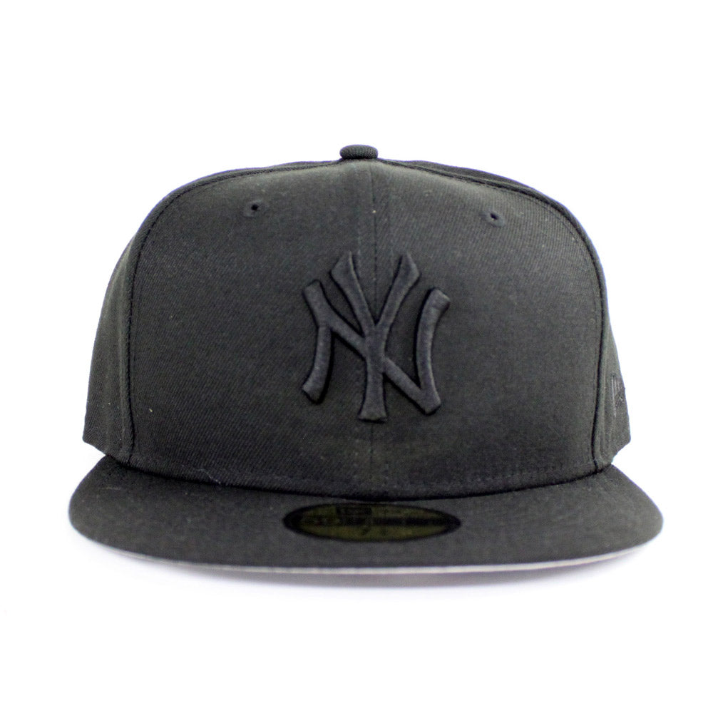 Yankees fitted hat black Outlet