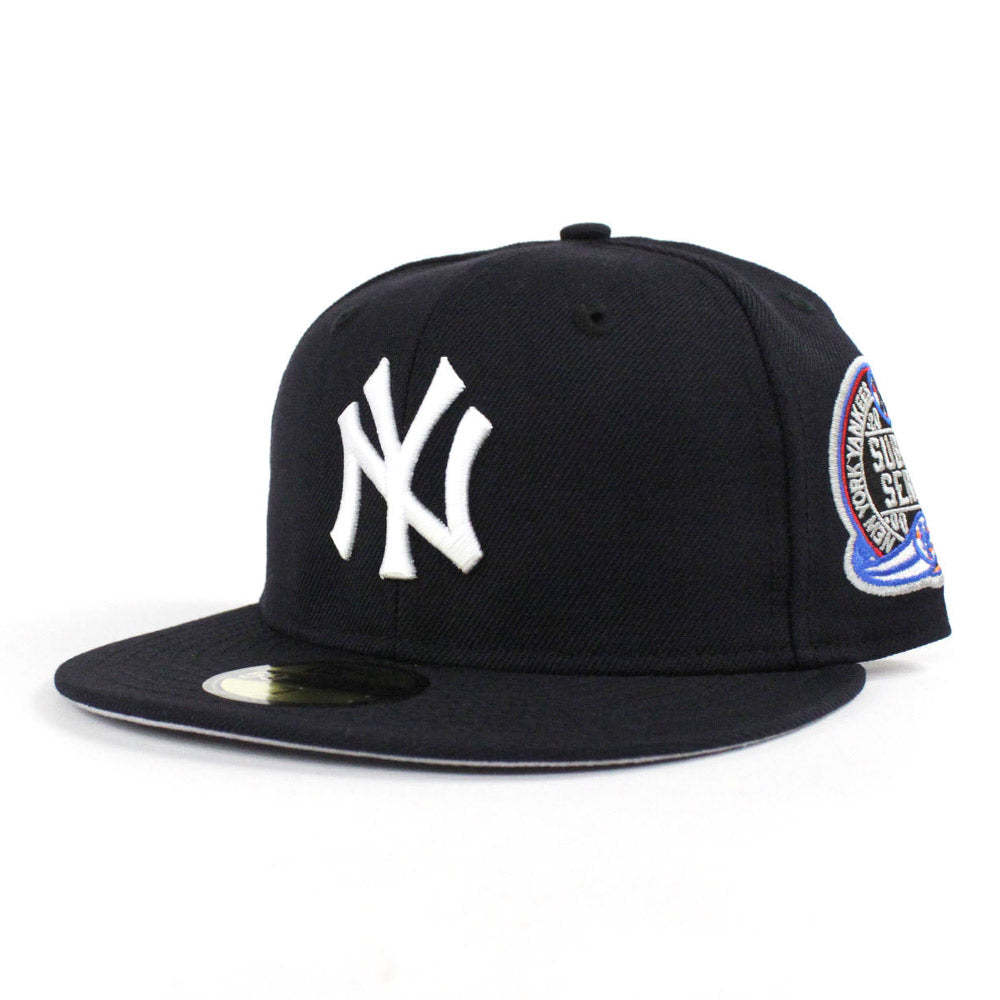 New Era New York Yankees 2000 World Series 59FIFTY Mens Fitted Hat Off White White-Gray / 8