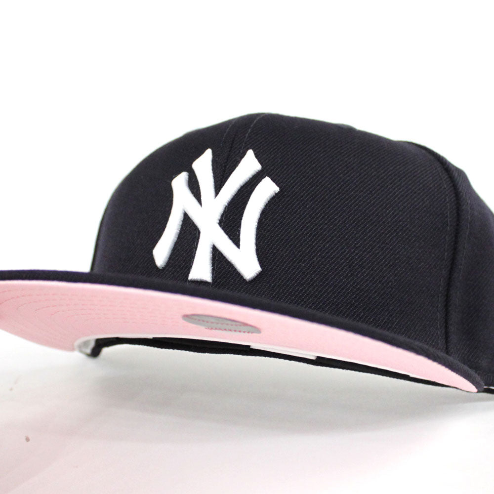 New York Yankees New Era 59Fifty Fitted Hat Team Color Pink Under
