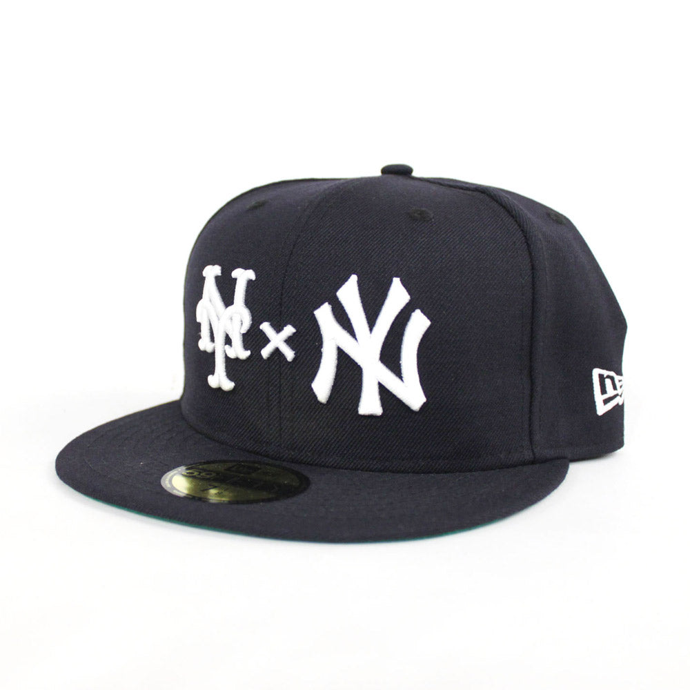 Yankees Mets Split Snapback Hat house United 