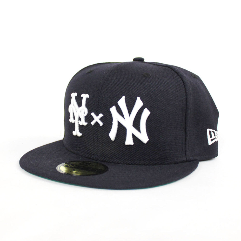 NY Yankees x NY Mets Duel New Era 59Fifty Fitted Hat Yankees