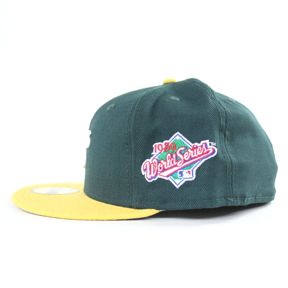 Oakland Athletics 1989 World Series New Era 59Fifty Fitted Hat (Chrome –  ECAPCITY