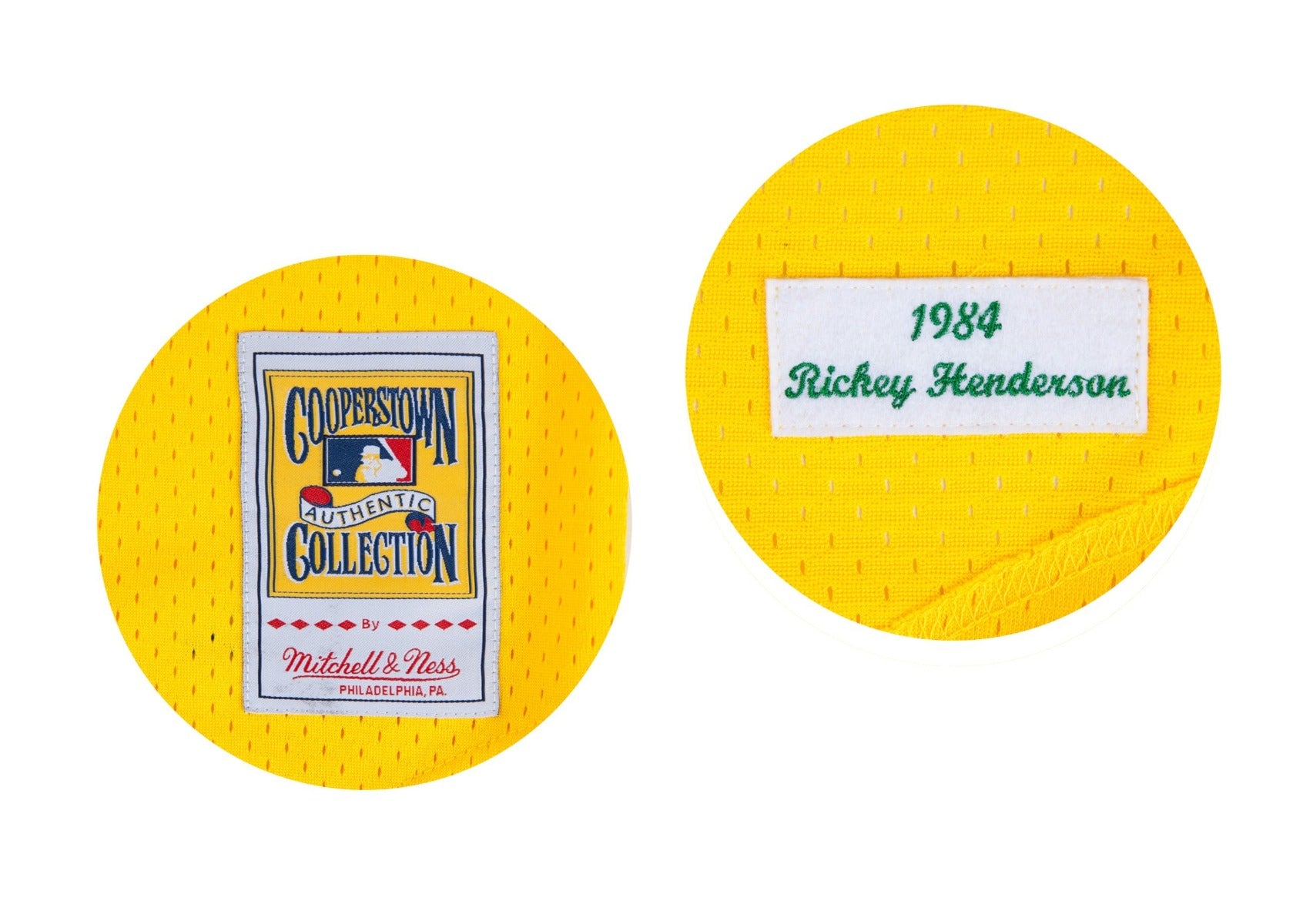 Oakland Athletics #35 Rickey Henderson Mitchell & Ness 1984 Authentic –  ECAPCITY