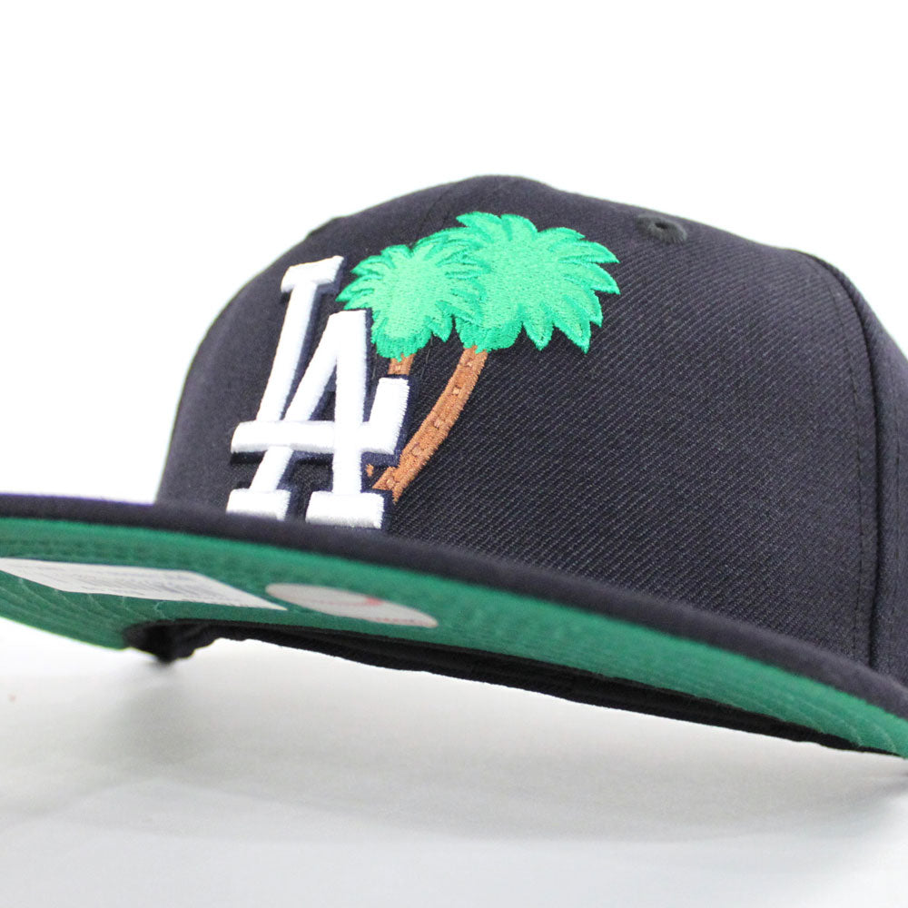 Los Angeles Dodgers 60th Anniversary New Era 59FIFTY Fitted Hat (Cilantro Green Silver Scarlet Red Under BRIM) 7 1/4