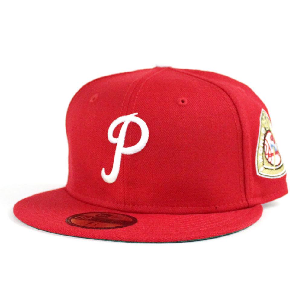 Philadelphia Phillies 1950s Red Cap - Shibe Vintage Sports
