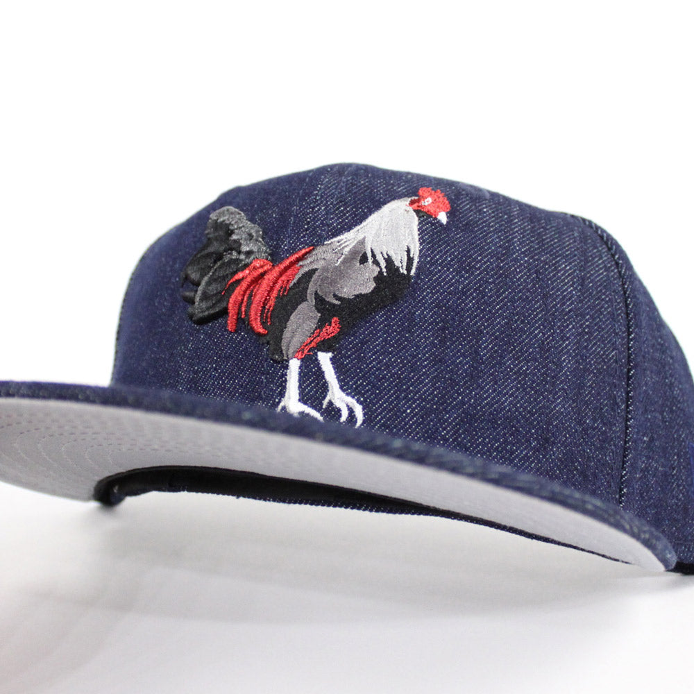 ROOSTER New Era 59Fifty Fitted Hat (Chrome White Maroon Green Under Br –  ECAPCITY