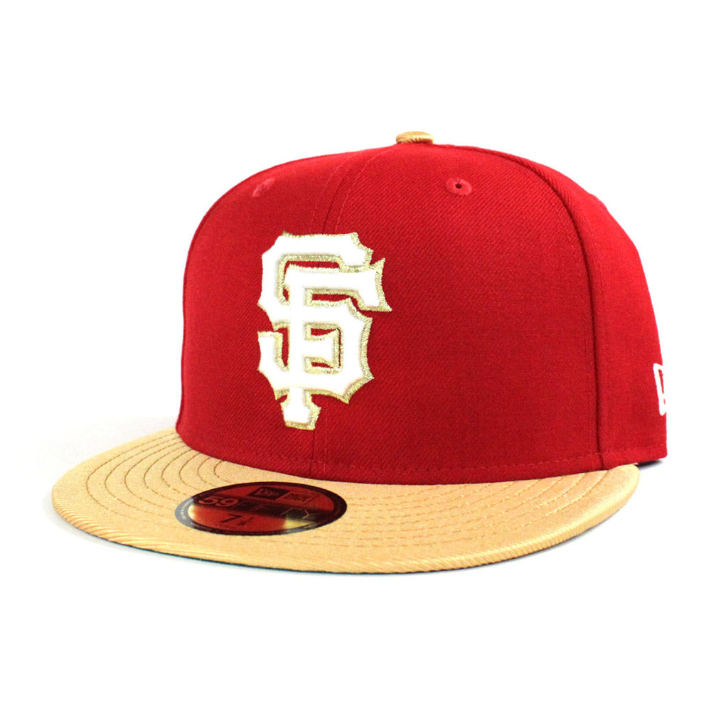 San Francisco Giants New Era 59Fifty Fitted Hat (SF 49ers Color Way Gr –  ECAPCITY