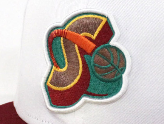Seattle SUPERSONICS Hat Fitted Size 8 Blue Pink Mitchell & Ness Dynast –  Northwest Dressed