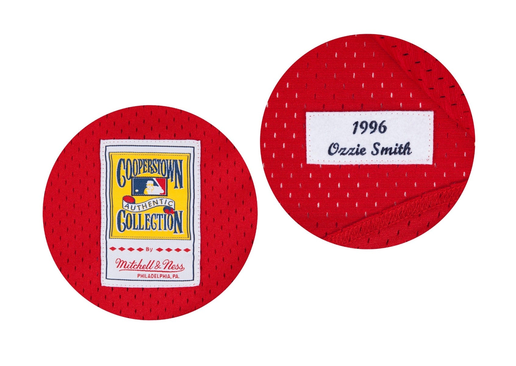 Ozzie Smith St. Louis Cardinals Mitchell & Ness Cooperstown Mesh
