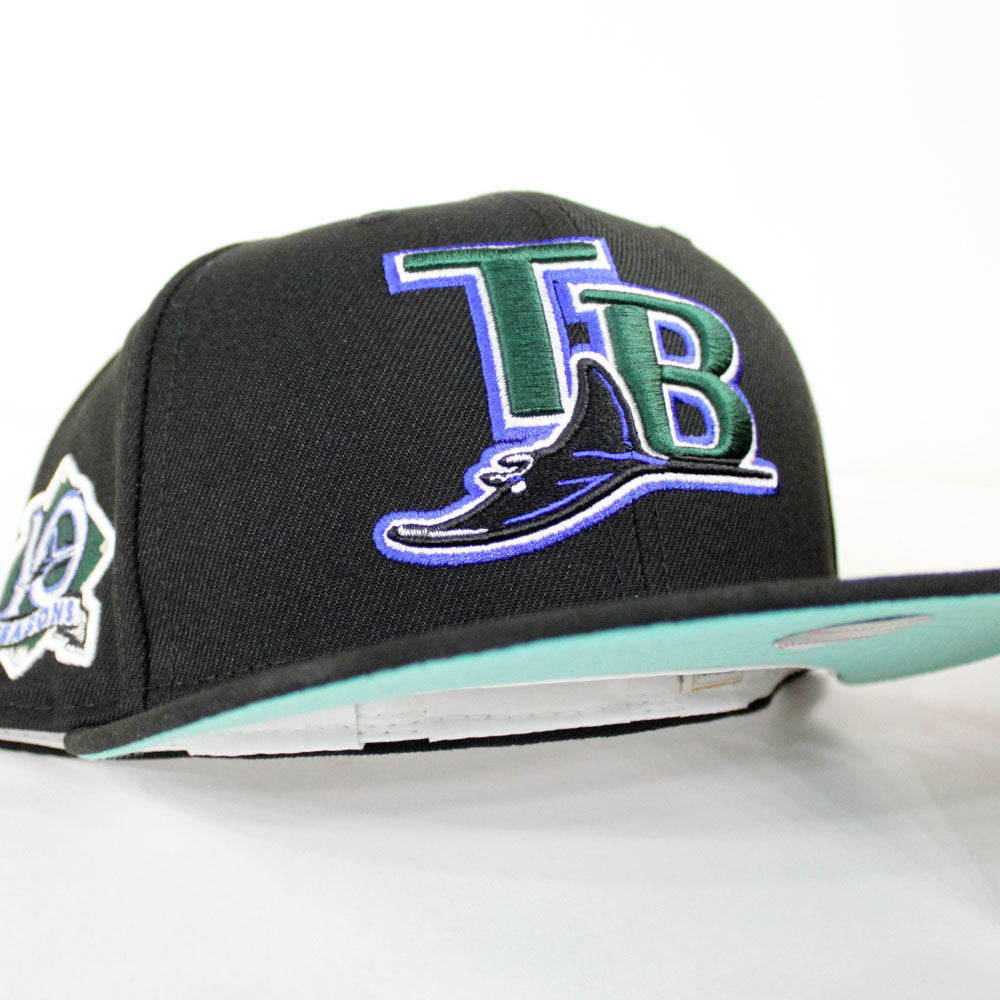 TAMPA BAY DEVIL RAYS 10TH SEASONS BLACK PINK BRIM NEW ERA FITTED HAT –  Sports World 165