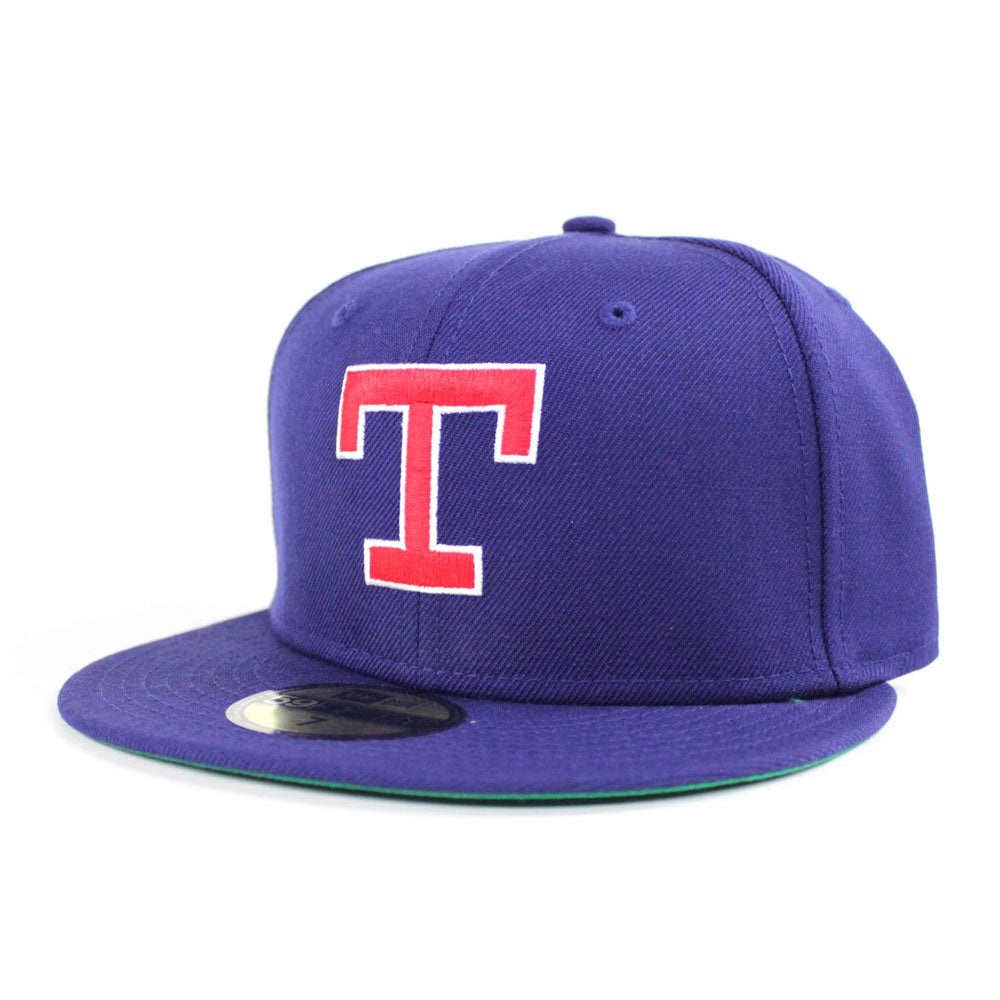 Texas Rangers 1986-91 New Era 59Fifty Fitted Hat (Blue Green Under Brim ...