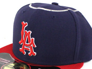 Throwback Los Angeles Angels On-Field 59Fifty New Era Fitted Hat (Halo)