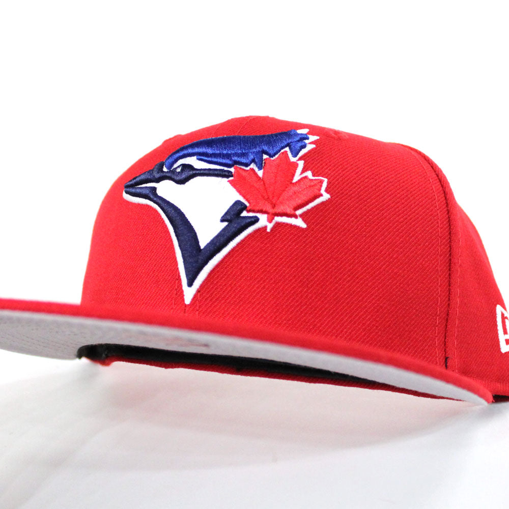 Toronto Blue Jays Canada Day New Era 59Fifty Fitted Hat (Red Gray Under  Brim)
