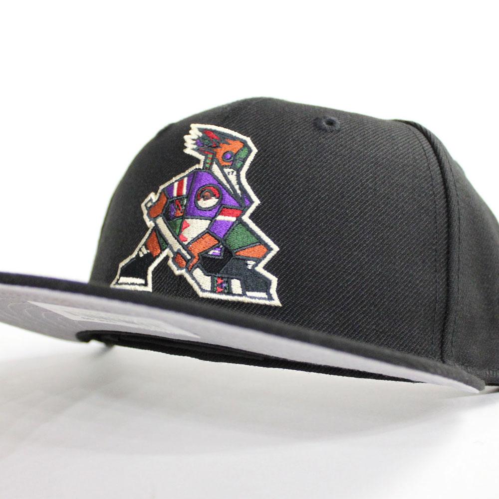 Tucson Roadrunners New Era 59Fifty Fitted Hat (Black Gray Under